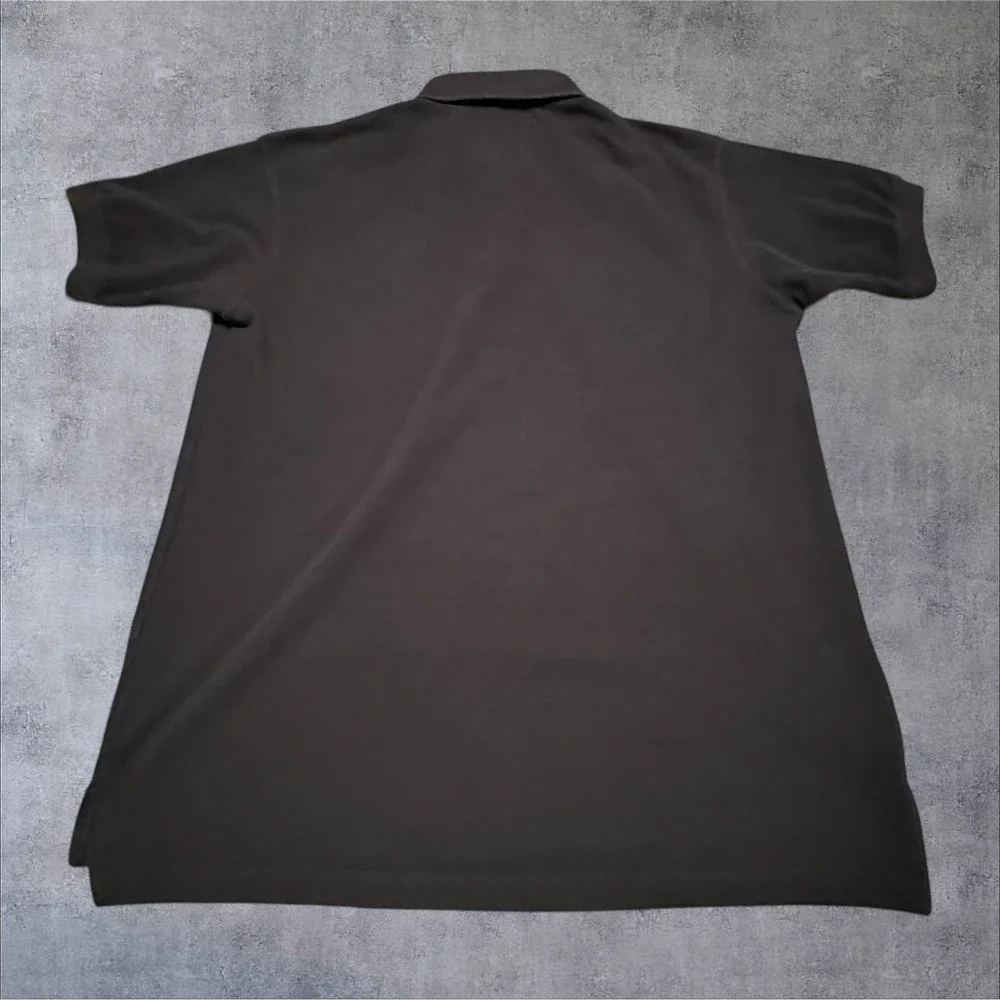 Dickies Mens Large‎ Black Pique Polo Shirt Short Sleeve Workwear Pocket Logo L
